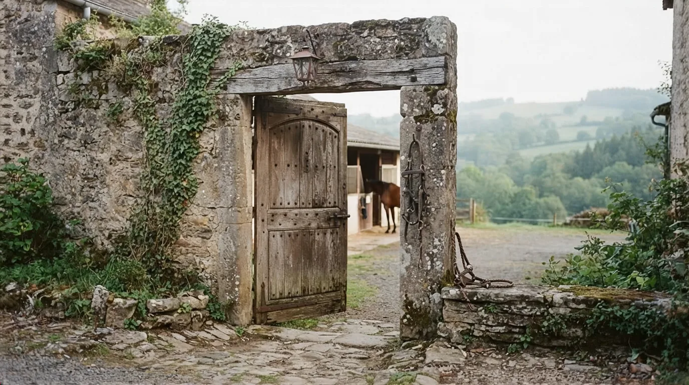 Entrée du Briera Arabians, centre équestre à Oradour-Saint-Genest